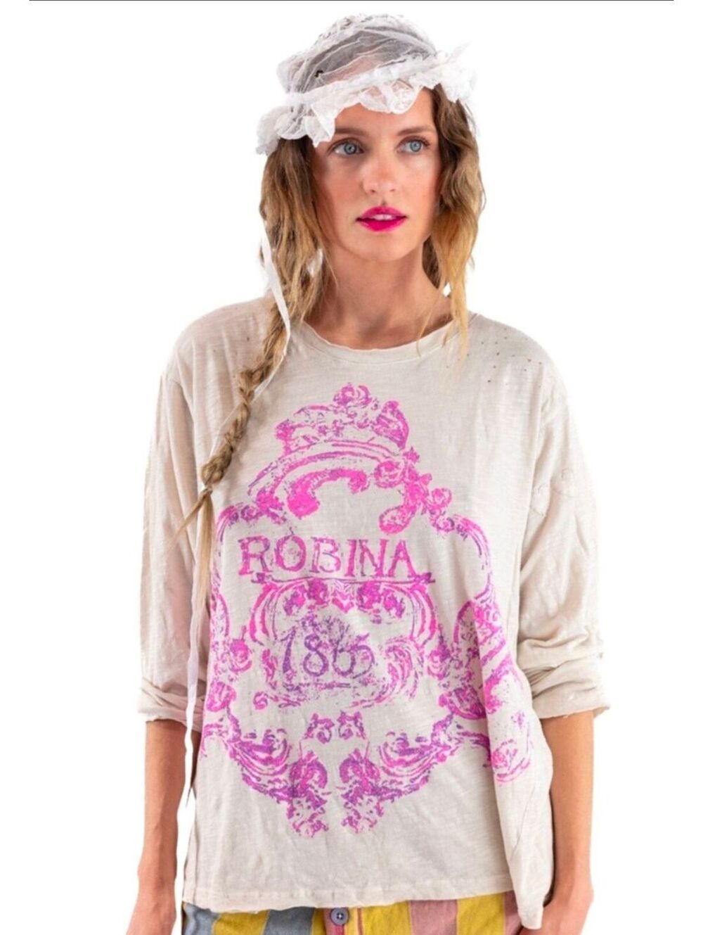 NWOT|OS|Magnolia Pearl "Robina 1865" Viggo Tee